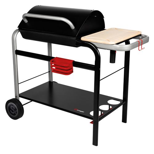 Non Communiqué Noir Barbecue Charbon En Fonte Somagic Vulcano 2600