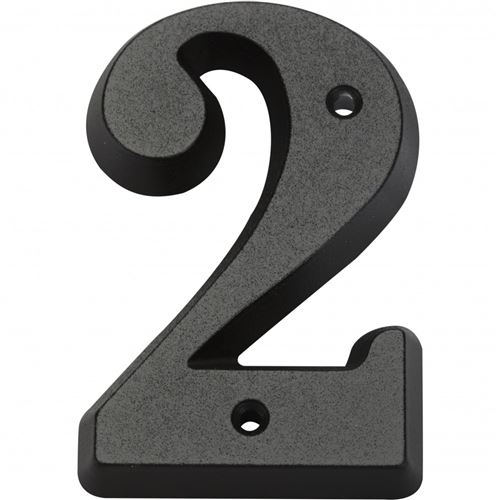 Generique Chiffre 2 En Zamak Mat H.8 X L.4.5 Cm - Image 3