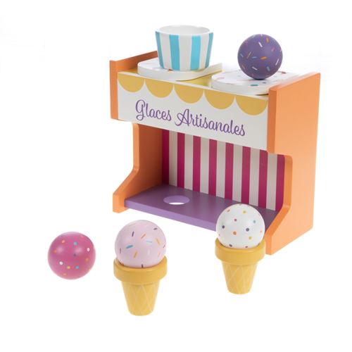 Amadeus - Marchand de glace Mia - Jouet d'éveil en bois - Image 2