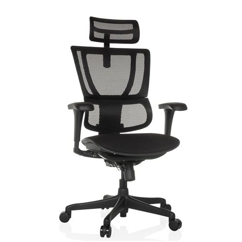 hjh OFFICE Luxus Chefsessel ERGOHUMAN SLIM ECO F GEN2 Netzstoff mit Armlehnen (höhenverstellbar)