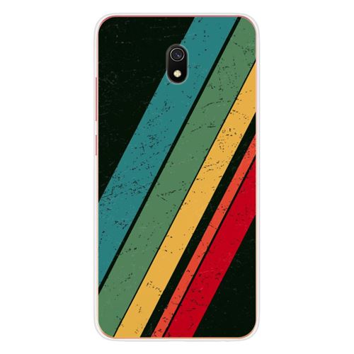 Coque en silicone imprimée compatible Xiaomi Redmi 8A Grunge