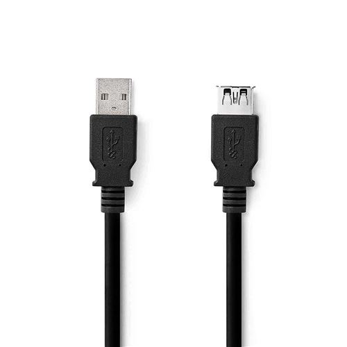 Nedis Noir Ccgl61010bk20 Câble Usb Usb 3.2 Gen 1 (3.1 Gen 1) 2 M Usb A - Neuf - Image 3