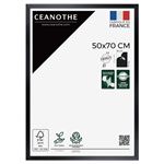 Cadre photo Precious carbone 50x70 cm CEANOTHE en résine recyclée Verre acrylique Incassable - Fabriqué en France