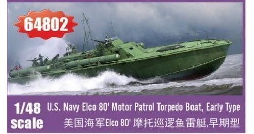 Elco 80 Motor Patrol Torpedo Boat, Early Type - 1:48e - I Love Kit