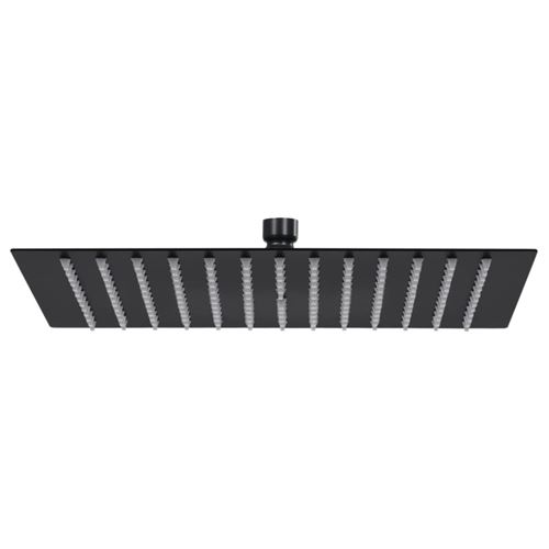 Pomme de douche pluie Acier inoxydable 40x40 cm Carr&eacute;e Noir