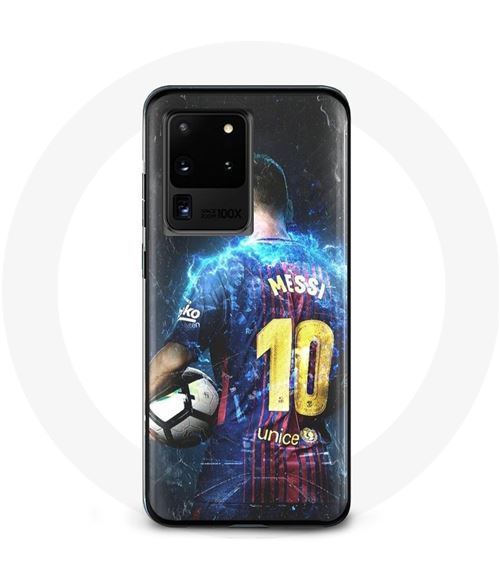 Coque pour Samsung Galaxy S20 Ultra Lionel Messi Club de football de Barcelone FCB Maniacase