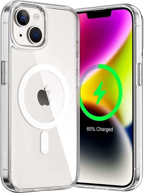 Coque Silicone Transparente Compatible Magsafe Pour iPhone 14 Little Boutik©