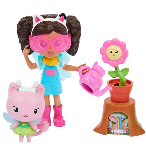 Non Communiqué Multicolore Ensemble Jardin Fleuri De La Maison De Poupée De Gabby Spin Master