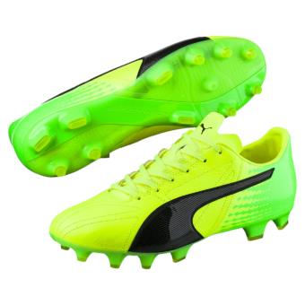 Chaussures de football Puma Evospeed 17 Jaunes et vertes Taille