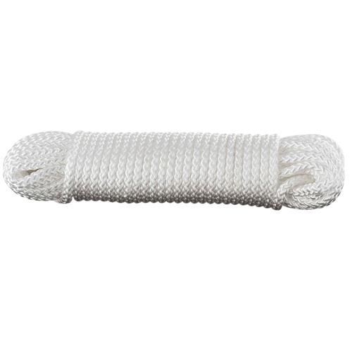Tresse 20m polypropylène blanc