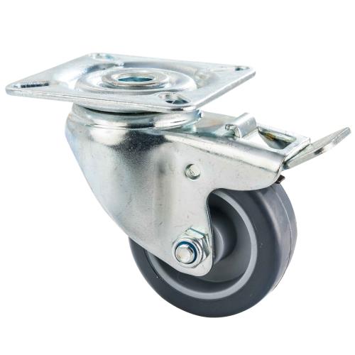 Roulette pivotante 50 mm avec frein Roulette pivotante 50 mm avec frein