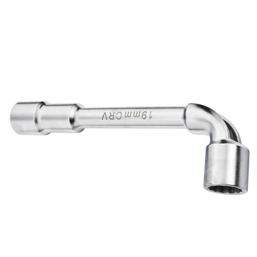 Clé à pipe débouchée Cr-v 19 mm