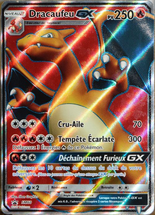 Acheter carte Pokémon SM60 Dracaufeu GX 250 PV - FULL ART Promo État correct - 48,38 € carte Pokémon SM60 Dracaufeu GX 250 PV - FULL ART Promo État correct - Yu-Gi-Oh! reconditionné disponible sur Fnac