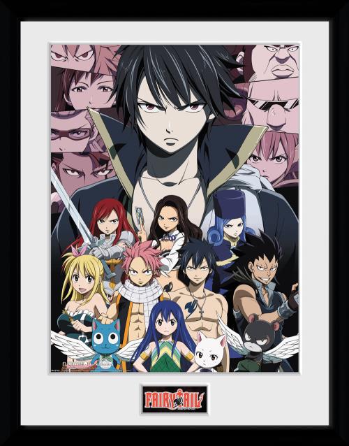 Photographie encadrée Fairy Tail Saison 4 Key Art 30x40 cm