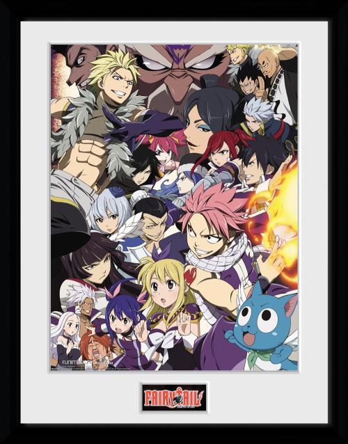 Photographie encadrée Fairy Tail Saison 6 Key Art 30x40 cm