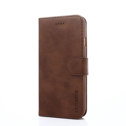 Etui en PU lc.imeeke slots carte support café pour votre Apple iPhone 7 4.7