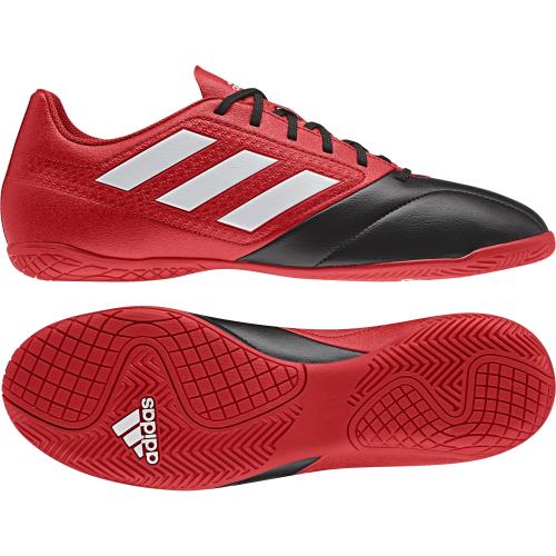 Adidas - Chaussures adidas ACE 17.4 Indoor - - rouge/blanc/noir