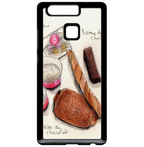 Coque huawei p9 croissants