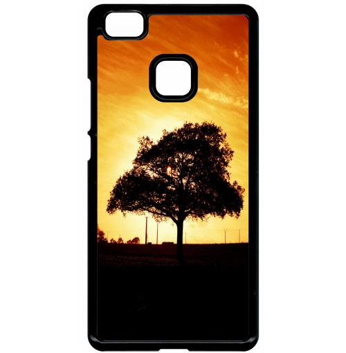 Coque huawei p9 lite arbre soir