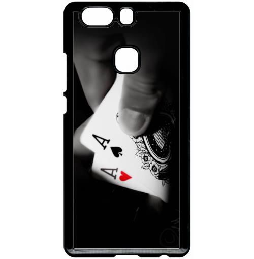 Coque huawei p9+ plus poker as