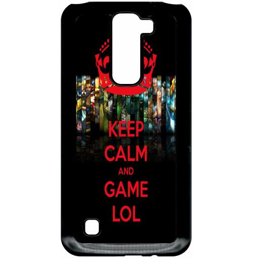 Coque lg k7 modele x220 keep calm lol