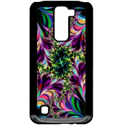 Coque lg k7 modele x220 abstrait multicolore