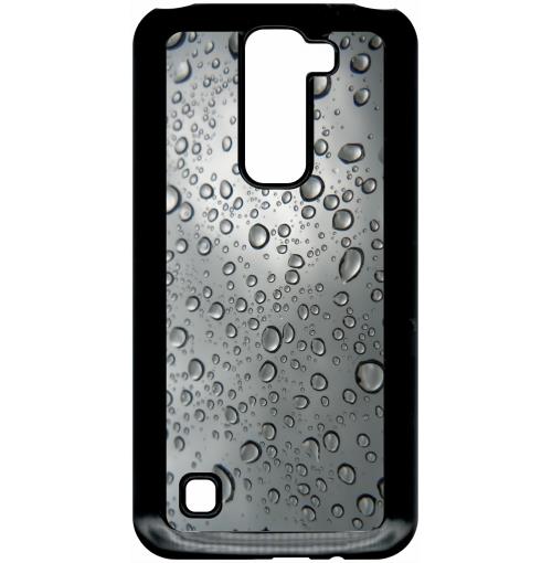Coque lg k7 modele x220 effet texturé goutte d'eau