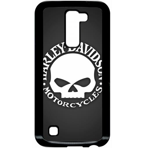 Coque lg k10 modele k420n harley davidson motors tete