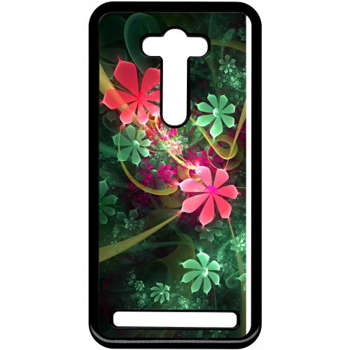 Coque Asus Zenfone Selfie Zd551kl Abstrait Fleur Verte