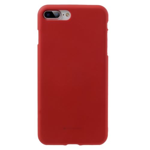 Coque en TPU mercury goospery matte antitrace rouge pour votre Apple Iphone 7 Plus