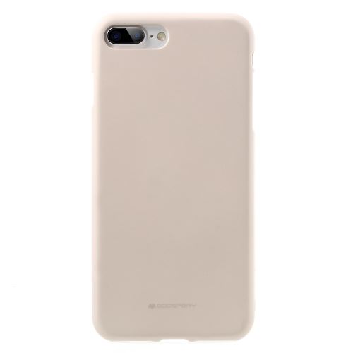Coque en TPU mercury matte antitrace back beige pour votre Apple Iphone 7 Plus