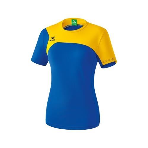 Erima - T-shirt Femme Erima Club 1900 2.0 - XS/S - bleu royal/jaune