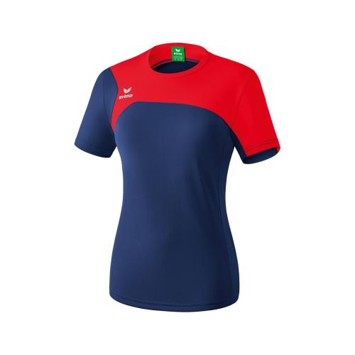 Erima - T-shirt Femme Erima Club 1900 2.0 - 2XL - bleu marine/rouge