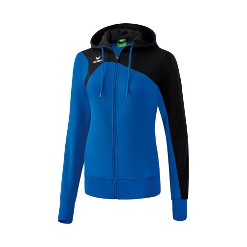 Erima - Veste d'entrainement avec Capuche Femme Erima Club 1900 2.0 - 3XL - bleu royal/noir