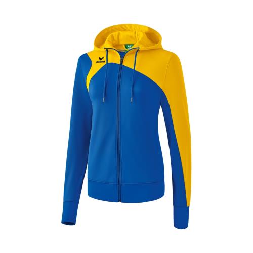 Erima - Veste d'entrainement avec Capuche Femme Erima Club 1900 2.0 - M - bleu royal/jaune