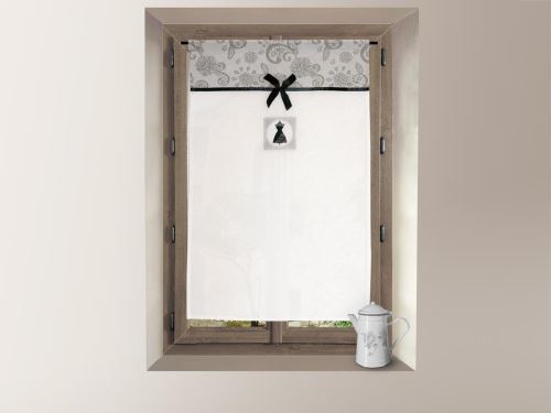 Brise bise en coton 60x90 cm BLACK DRESS, par Soleil d'ocre
