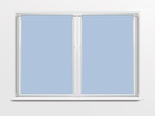 Paire de brise bise 60x90 cm DOLLY bleu
