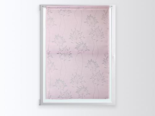 Brise bise en dévoré 60x90 cm FLEUR rose par Soleil d'ocre