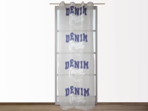 Voile à oeillets DENIM