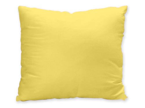 Taie d'oreiller en coton teint lavé 63 Fils, 63x63 cm PALACE safran, par Vent du sud
