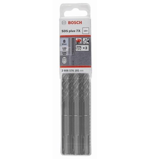 10 Forêts Sds Plus-7X 5X100X165 Bosch 2608576173