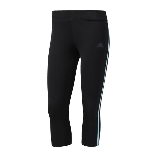 3DFR Adidas Performance Collants 3/4 Response 3/4 Noir Collants - Leggings Femme Multisports 