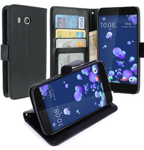Housse HTC U11 Coque Etui de luxe Portefeuille Porte Carte Et Billet (avec bequille) - ADVANSIA