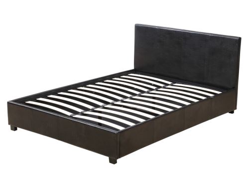 Lit de 2 places HABITAT ET JARDIN Lit coffre Carla Noir - 140 x 190 cm