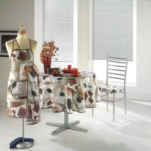 Nappe Antitache Diam.180cm COFFEE
