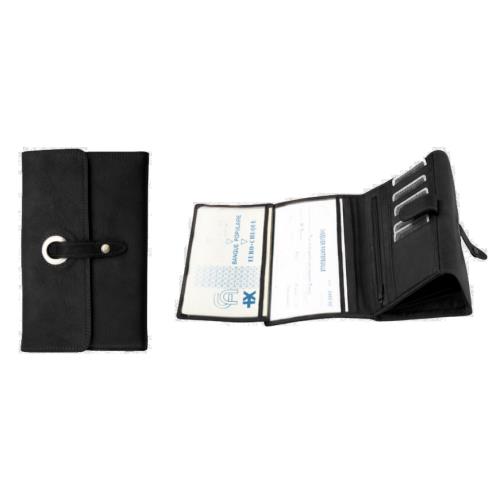 Compagnon / Porte-chéquier Katana K 753115 - Noir