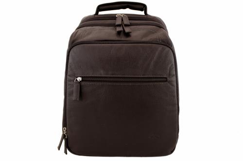 Sac à dos Katana cuir de Vachette grainé K 69510 - Marron