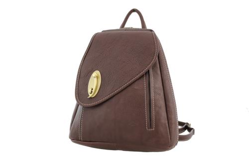 Sac à dos Katana cuir de Vachette K 322016-Chocolat