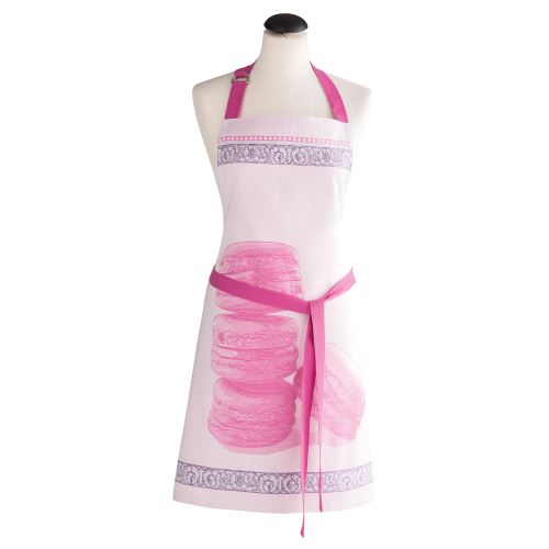 Coucke - Tablier Macaron Rose - 70 x 82 cm