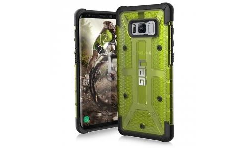 UAG Plasma - Achterzijde behuizing voor mobiele telefoon - zwart, citroen - voor Samsung Galaxy S8+